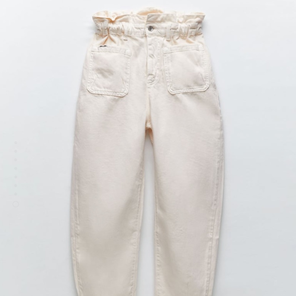 BRAND NEW Zara Baggy Paperbag Jeans